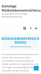 Mobile Screenshot of guenstige-risikolebensversicherung.de